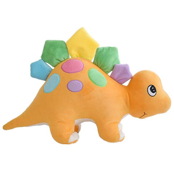 Orange Dinosaur Customized Stuffed Soft Toy (50 cm)