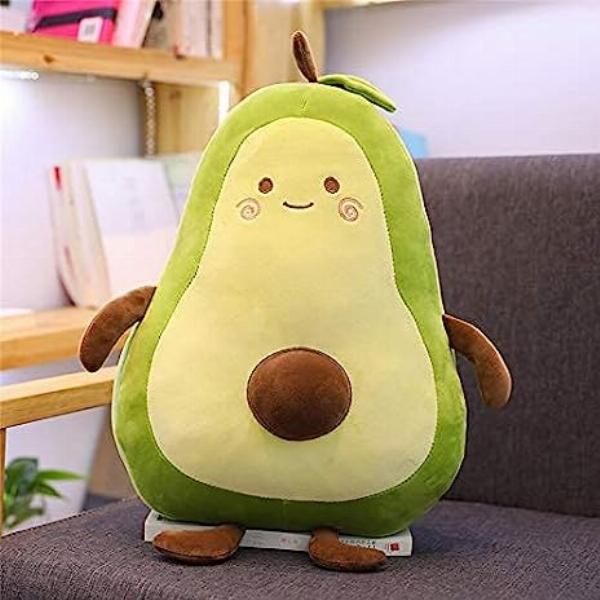 Green Brown Customized Soft Lovable Huggable Cute Avocado Teddy Bear (Size - 35cm)