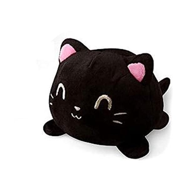 Black Customized Reversible Soft Cat Toy for Kids