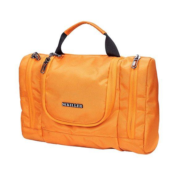 Orange Customized Toiletry/Makeup Bag/Pouch
