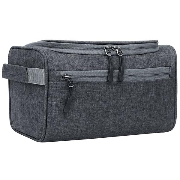 Dark Grey Customized Toiletry Bag