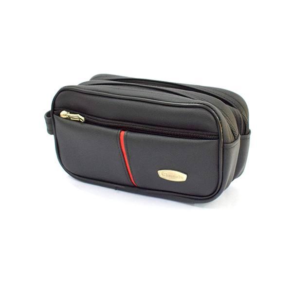 Black Customized Travel Toiletry Bag Shaving Kit Pouch Bag For Men And Women (8.5