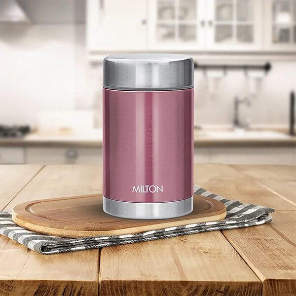 Pink Customized Milton Thermosteel Hot and Cold Flask Tumbler, 515 ml