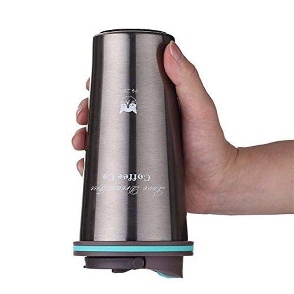 Grey Customized Stainless Steel Tumbler Vacuum Insulated Mug with Spill Proof Lid for Hot & Cold Drinks 500ML