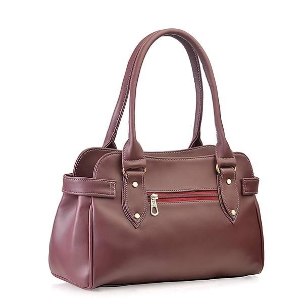 Maroon Customized Fostelo Women's Stylish Handbag