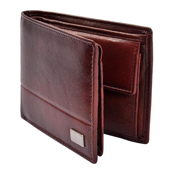 Brown Customized AM Leather Men's Wallet