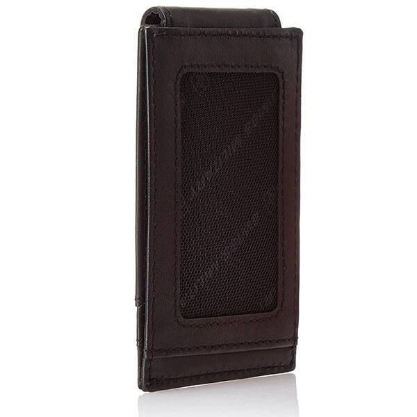 Black Customized Swiss Military Leather Men's Wallet