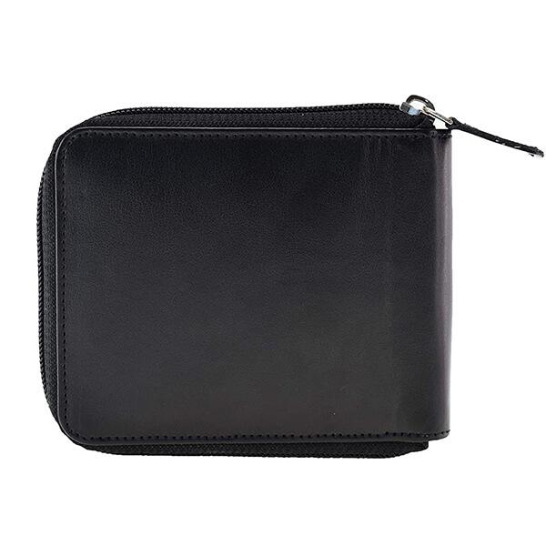 Black Customized Swiss Military Synthetic Men's Wallet