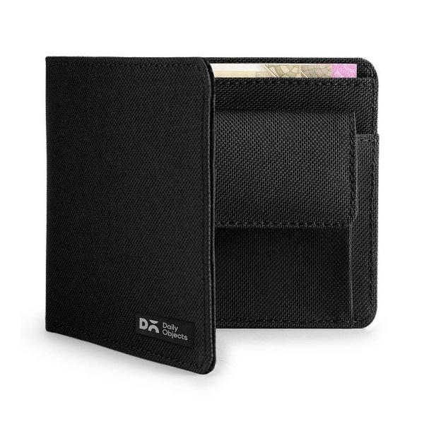 Black Customized Nylon Classic Men's Wallet