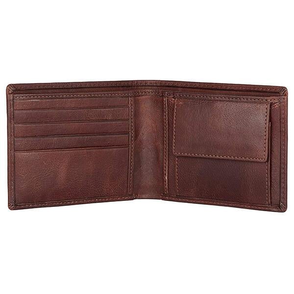 Brown Customized Wildhorn Men's Leather Wallet