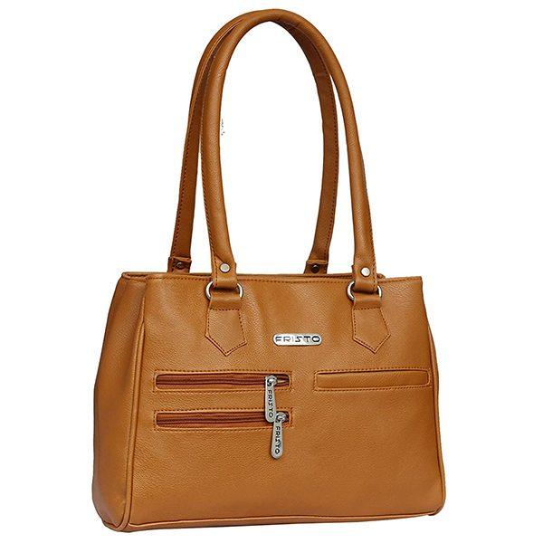 Tan Customized Women Handbag