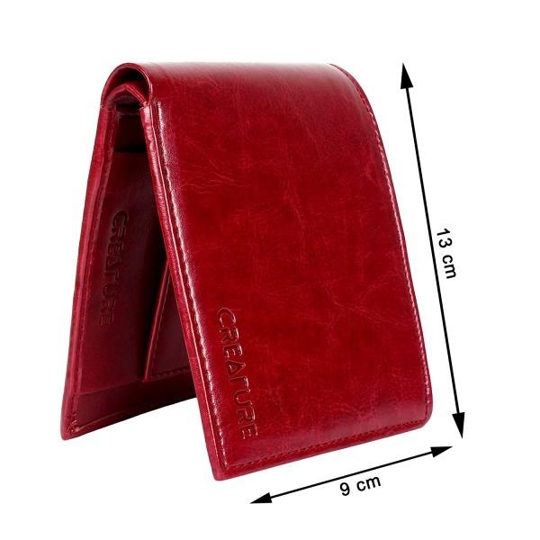 Cherry Customized Bi-Fold Faux-Leather Wallet with Multiple Card Slots