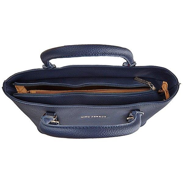 Blue Customized Lino Perros Women's Handbag