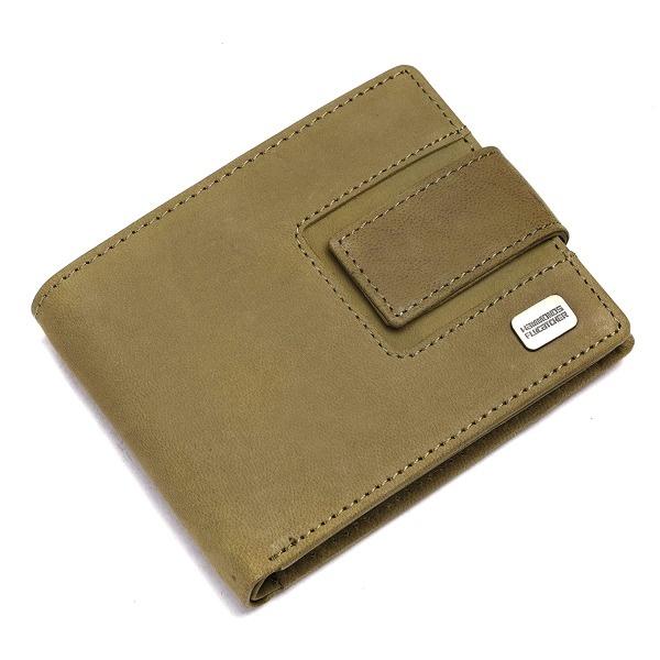Moss Green Customized RFID Protected Vintage Leather Wallet for Men|6 Card Slots| 1 Coin Pocket|2 Hidden Compartment|2 Currency Slots|1 ID Slot|Loop to Lock The Wallet.