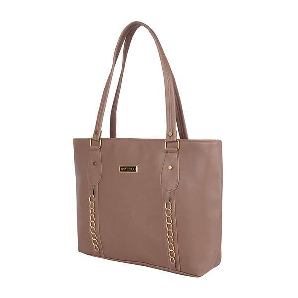 Brown Customized Women's Faux leather Handbag