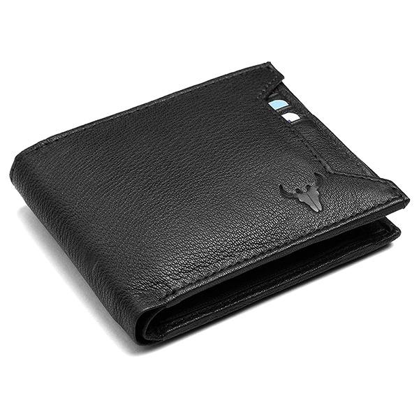 Black Customized Leather Men's Wallet