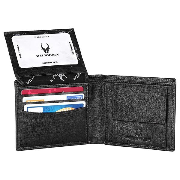 Jade Black Customized Wildhorn Men's Leather Wallet