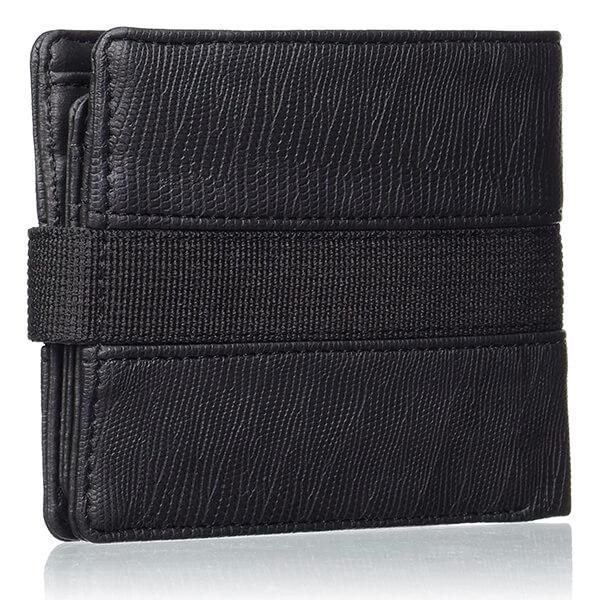 Black Customized Baggit Men's Two Fold Faux Leather Wallet