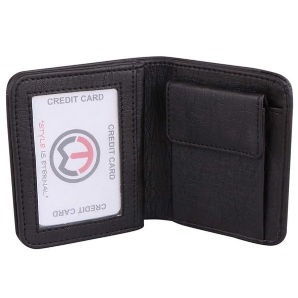 Black Customized TnW Leather Men's Wallet