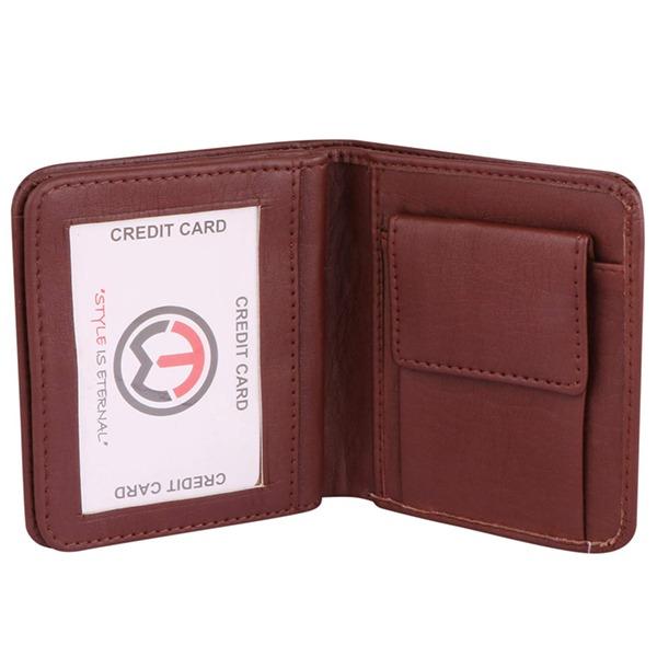 Maroon Customized TnW Leather Men's Wallet