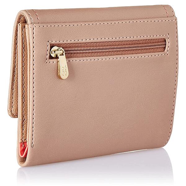 Pink Customized Baggit Faux Leather Women's Wallet