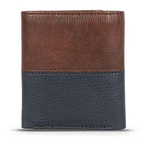Blue Customized Baggit Faux Leather Men's Wallet