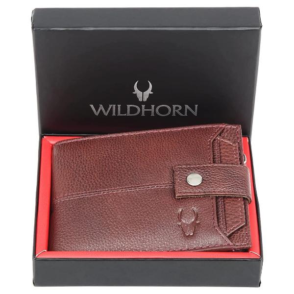 Maroon Customized Wallet for Men | Ultra Strong Stitching | Handcrafted | RFID Blocking | Zip Wallet with 9 Card Slots | 2 ID Slots