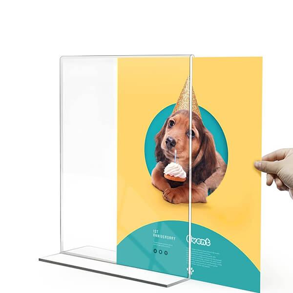 Table Stand Print Buy Acrylic Customized Display Table Stand with Replaceable Photo Print ...