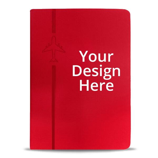 Buy Crimson Red Customized Photo Printed Notebook Diary - A5 Online ...