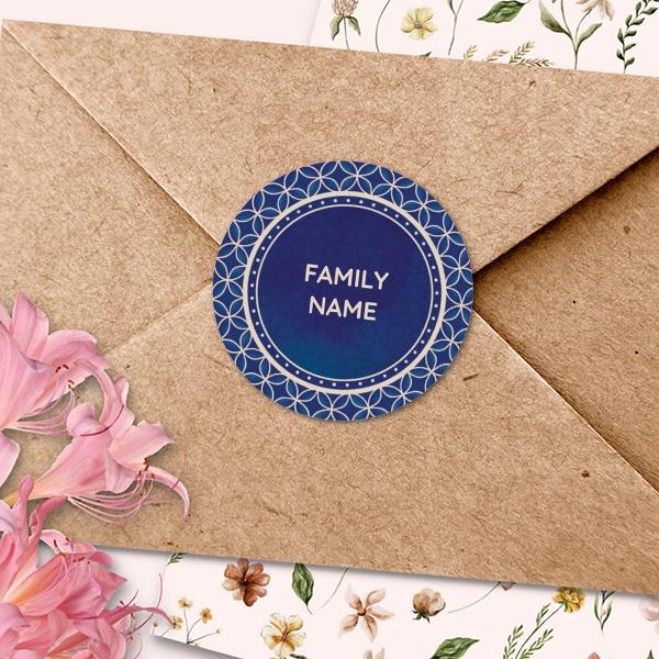 Creating Envelope Stickers Buy Patterned Designed Customized Printed Envelope Seal Sticker | yourPrint