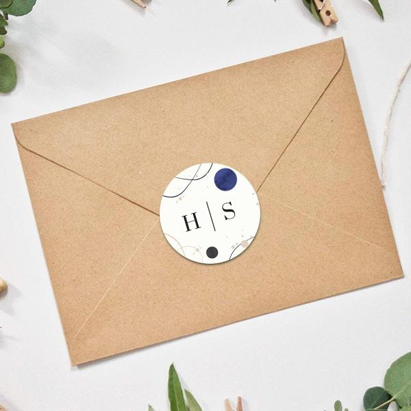 Envelope Sticker Seal Buy Monogram Designed Customized Printed Envelope Seal Sticker | yourPrint