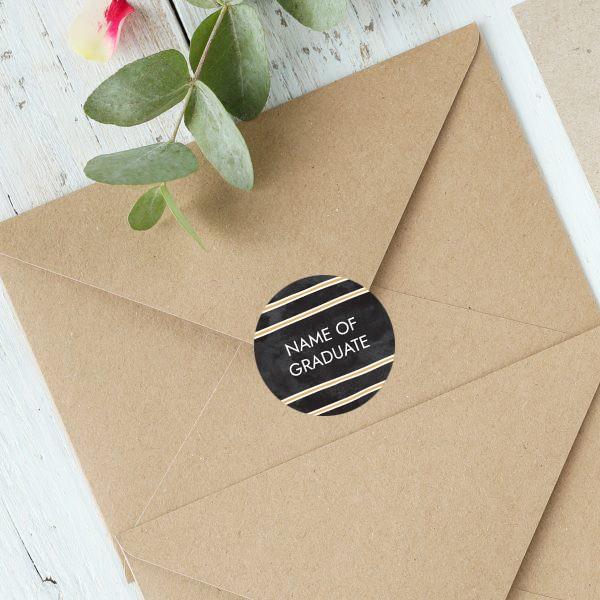 Envelope Sticker Seal Buy Black Customized Printed Envelope Seal Sticker | yourPrint