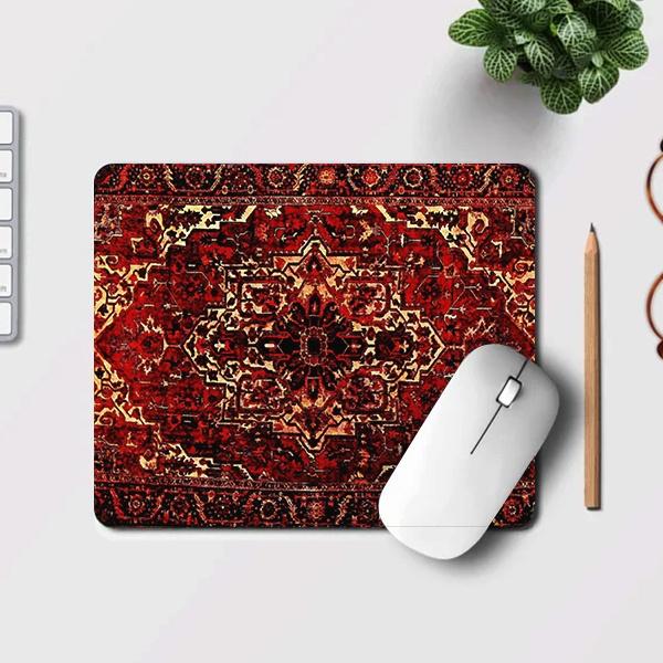 Mouse Rug Pad Caqui Buy Oriental Rug Design in Dark Red Customized Printed Rectangle ...