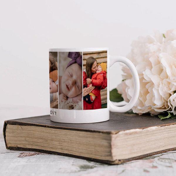 5 Photos of Kids World's Best Mommy Since Year Customized Photo Printed Coffee Mug