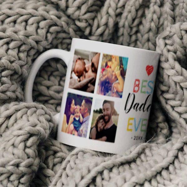 Best Daddy Ever Customized Photo Printed Coffee Mug