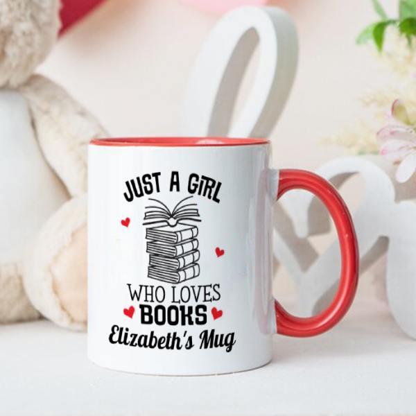 Book Lover Customized Photo Printed Coffee Mug
