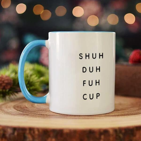 Funny Saying Modern Coworker Birthday Quote Customized Photo Printed Coffee Mug