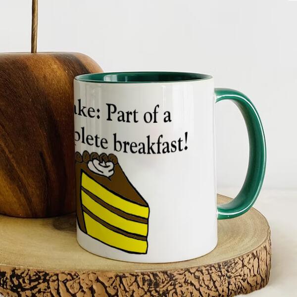 Cake Lover's  Customized Photo Printed Coffee Mug
