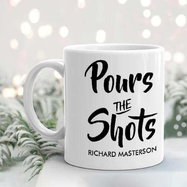 Modern Typography Design Customized Photo Printed Coffee Mug