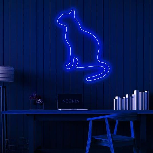 Nigh Cat Neon Sign Wall Hanging