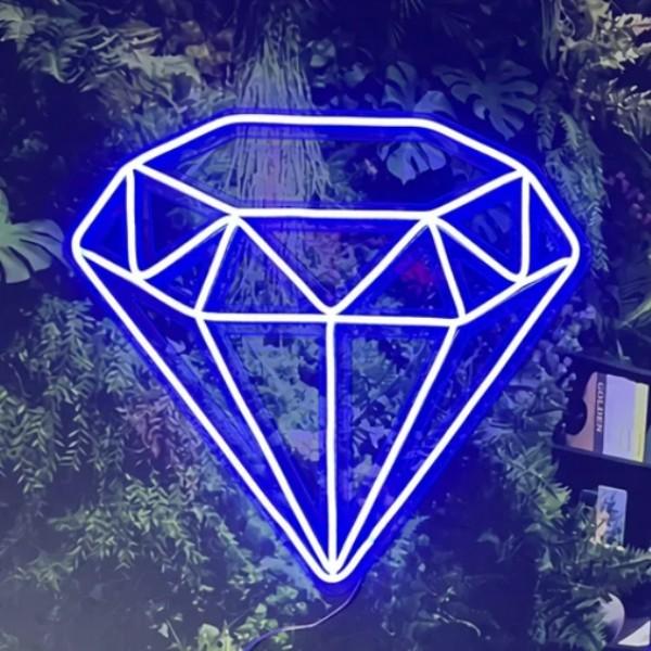 Diamond Neon Sign Wall Hanging