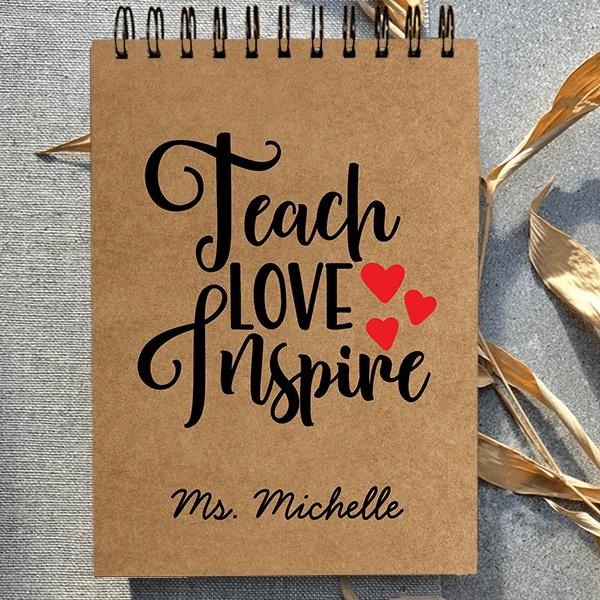 Quoting Notepad Buy Inspirational Quote Teacher Customized Photo Printed Notepad ...