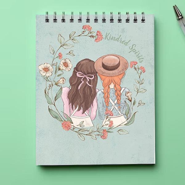 Buy Green Floral Customized Photo Printed Notepad | yourPrint