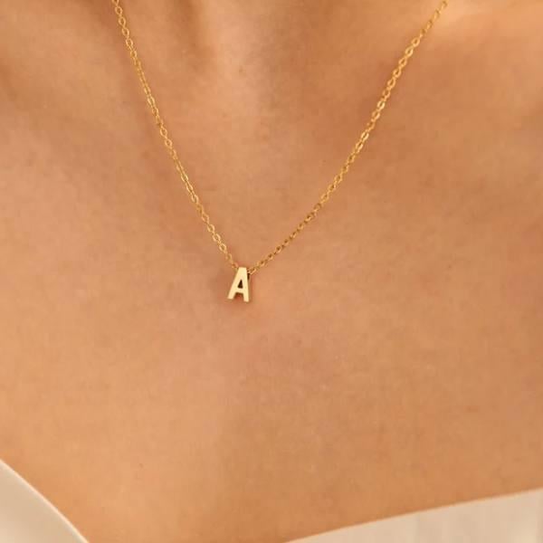 Initial Text Customized Name Necklace Pendants
