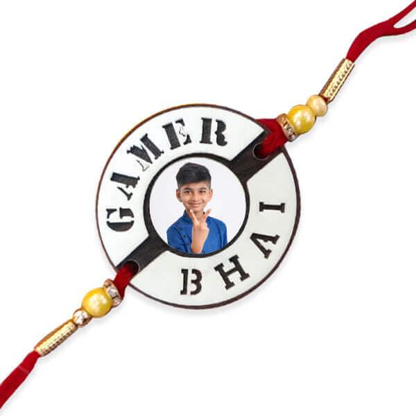 Gamer Rakhi Buy Gamer bhai Customized Photo Printed Rakhi Online in India | yourPrint