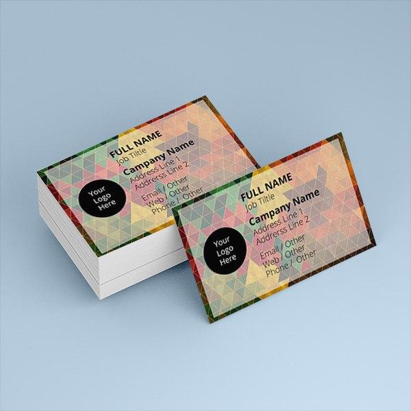 Multi Color Customized Rectangle Visiting Card
