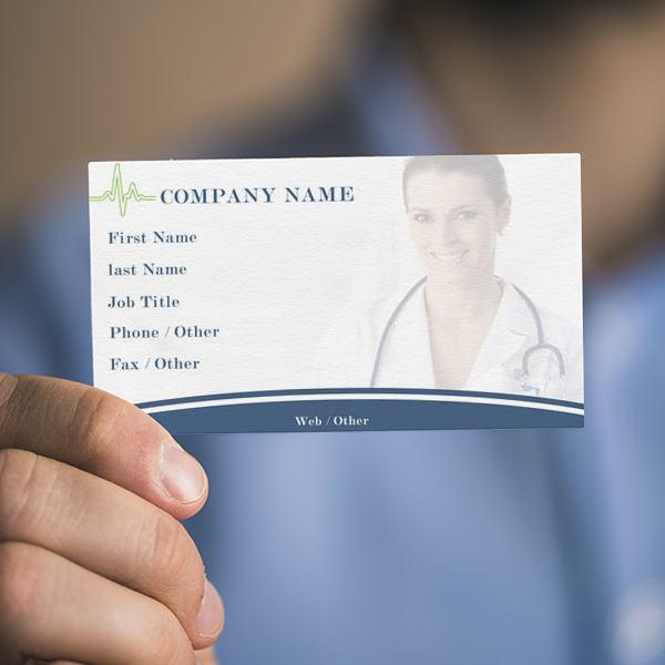 Basic Doctor Customized Rectangle Visiting Card
