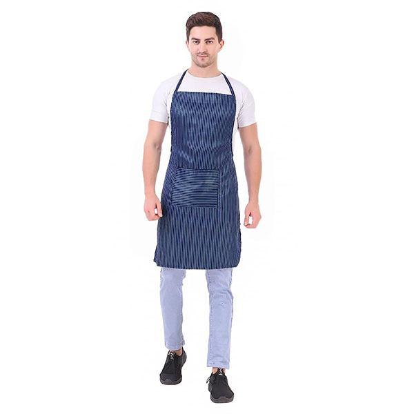 Blue Customized Men Women Hotel Cafe Restaurants Catering Cooking Kitchen Chef Apron