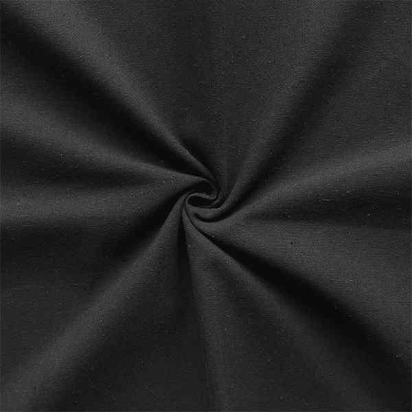 Black Customized Solid Pattern Unisex Apron