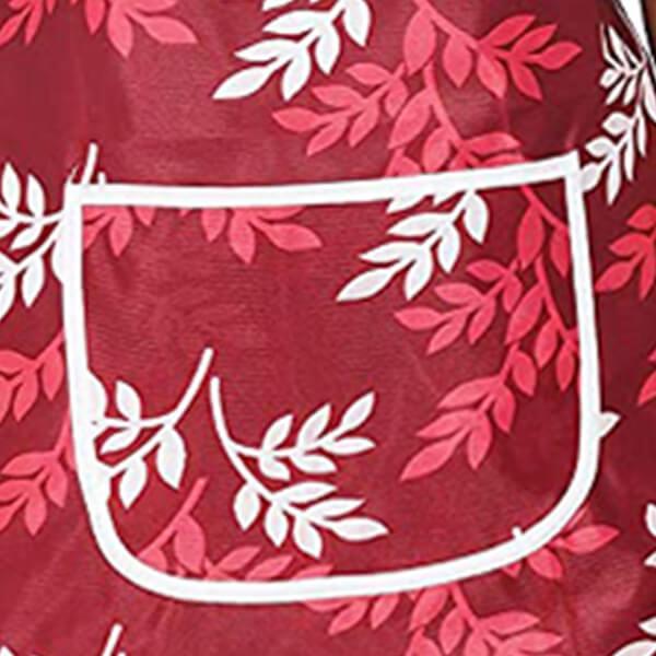 Maroon Customized Apron with Front Pocket